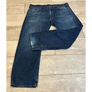 Levi's 559‎ Bootcut Jeans Mens 38x30 Blue Relaxed Med Wash Baggy Faded Western